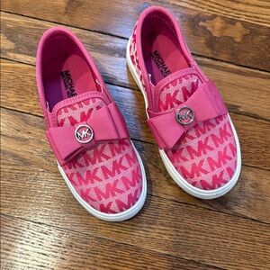 Michael Kors Kids Pink Slip-On Shoes size 9